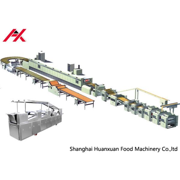 Fully Automatic Cookie Machine , Bakery Biscuit Making Machine Compact Structure