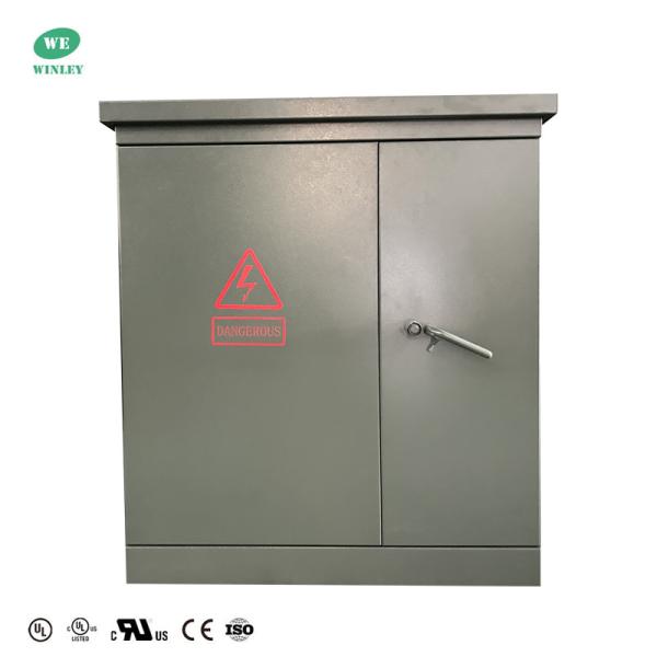 Transformateur à plateau montré à une seule phase de 15kva 200Hz 2400V alimentation en boucle CSA ANSI IEEE Transformateur de distribution rempli de liquide standard