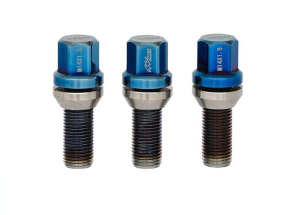 Coloured Titanium Wheel Bolts Car Racing Wheel Nuts And Bolts Anti Corrosion