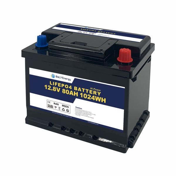 Bely Energy 5000 Cycles 12v 80ah Lifepo4 Battery For Home Appliance Submarine Boats