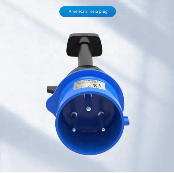 IP44 3pin Blue CEE Adapter for Tesla Evonic Model S 3 X Y Gen 2 Ev Charger Extension Cord Connector For Replace/Repair