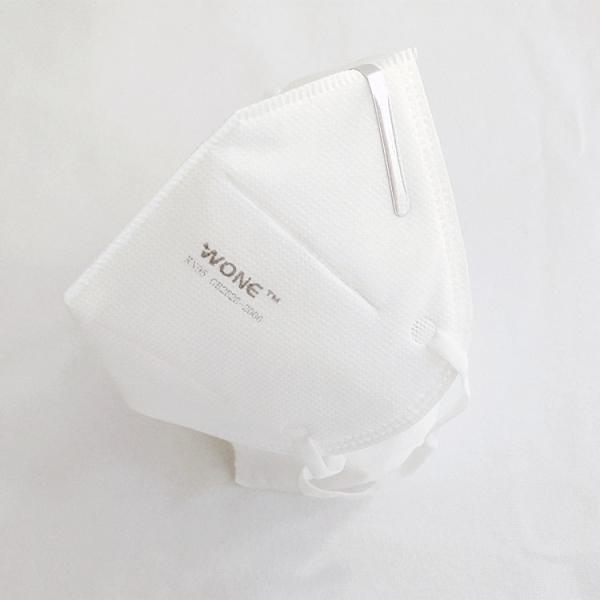 Flat  KN95 Face Mask , Hospital Face Mask 5 Layer Construction No Tight Feeling
