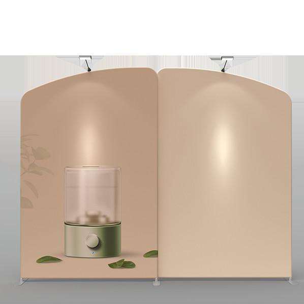 230g Tension Fabric Trade Show Exhibition Display Lightweight Backlit Stand  Trade Fair Booth