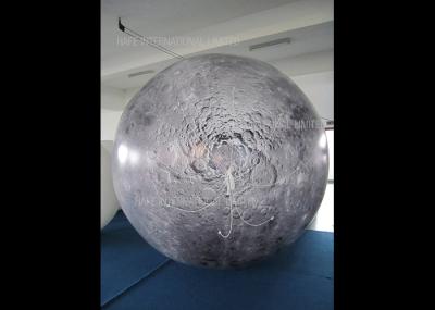 Brilhe o hélio do voo da lua multicolorido iluminam balões acima conduzidos 12,5 Ft com alogenuro 4000W do metal