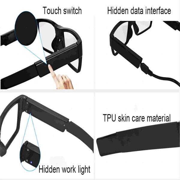 HD Hidden Camera Video Sunglasses For Outdoor Sports Law Enforcement