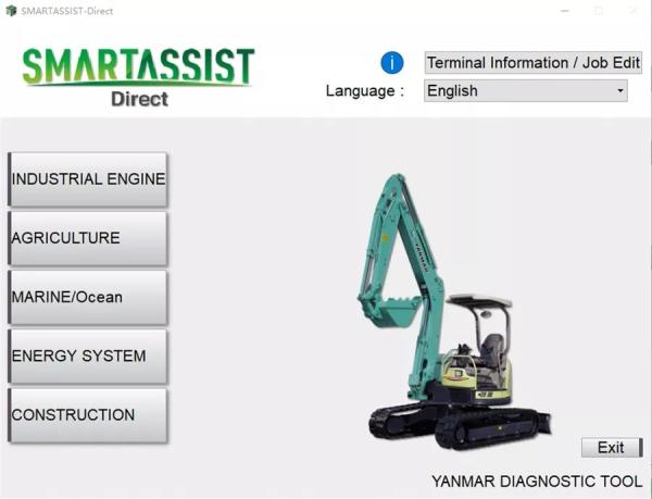 Ferramenta de Serviço de Diagnóstico Yanmar Ferramenta de Diagnóstico de Trator de Construção Agrícola Yanmar