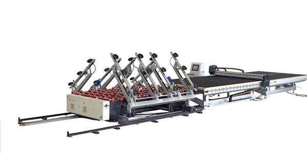 Horizontal Glass Washing Machine Type 160m/Min Max. Speed Glass Cutting Production Line