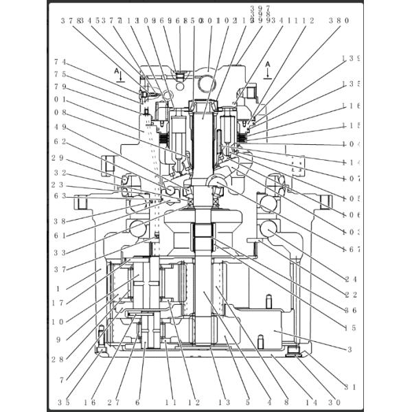 Yn15V00037S007 Lq15V00019S07 YN15V00037S008 YN10V00020S116 Sk200-8 Sk230-6 SK210-8 Reduction Gearbox Parts 2Nd Carrier