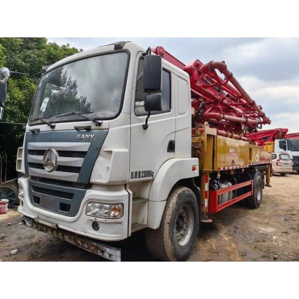 Hydraulic Machining Process 2020 Used 37m Concrete Pump Truck for Concrete Boom Pump