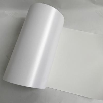 25um White Pet Tire Adhesive Labels With 95g Yellow Silicon Liner