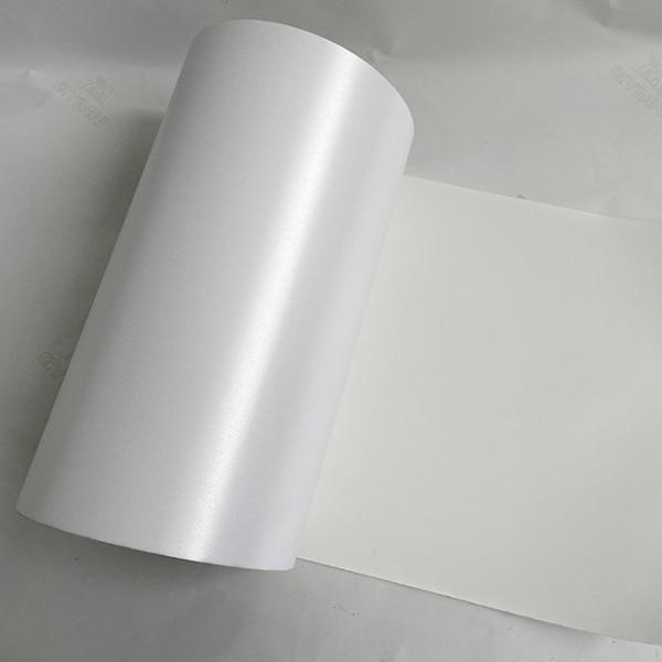 25um White Pet Tire Adhesive Labels With 95g Yellow Silicon Liner