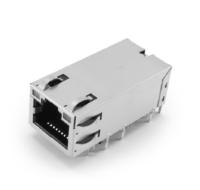 JX17-1131NL1X1 conectores da aba-Acima 10GBase-T RJ45 ásperos para exterior industrial