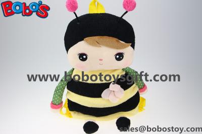 19.6Children's Cartoon Plush Backpack Backpack Bees Modelling for Kindergarten Pupils