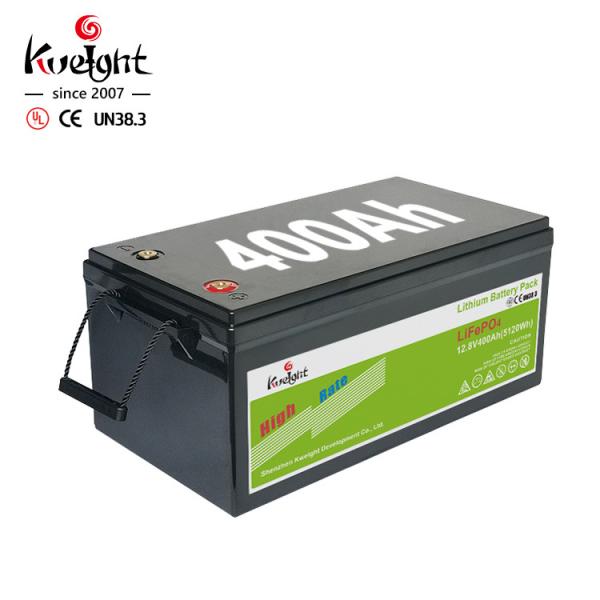 Bateria leve de íon de lítio 12,8v 400ah para sistema solar