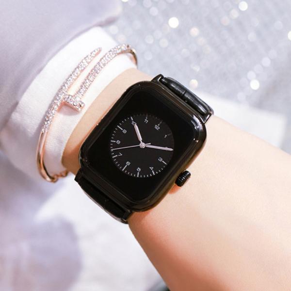 Square Shape Women Quartz Wrist Watch Wearproof Antiscratch 64g