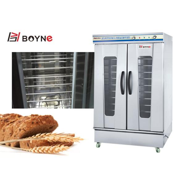 Коробка заквашивания подносов двойной двери 24 нержавеющей стали для магазина пекарни