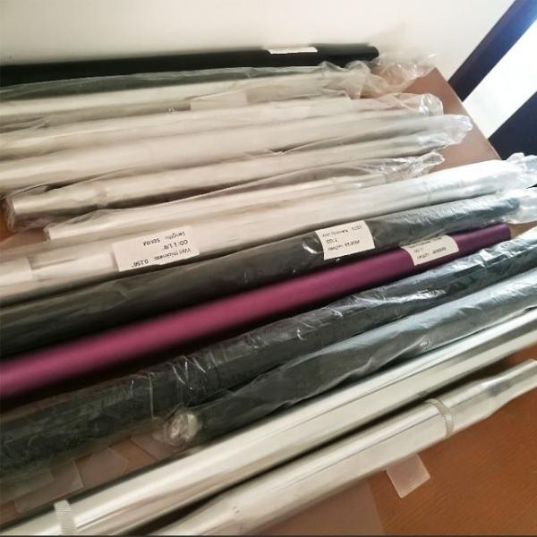 Universal 3/4 O.D. Silver Aluminum Swedged Tie Rods for Heavy-Duty Applications and Universal Car Fitment 3/8-24 Threads