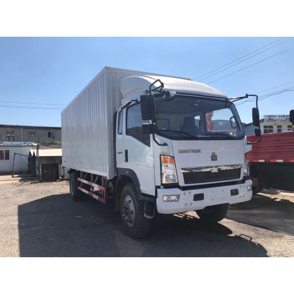 Howo 6 Light Duty Commercial Trucks With Closed Box 3 Ton