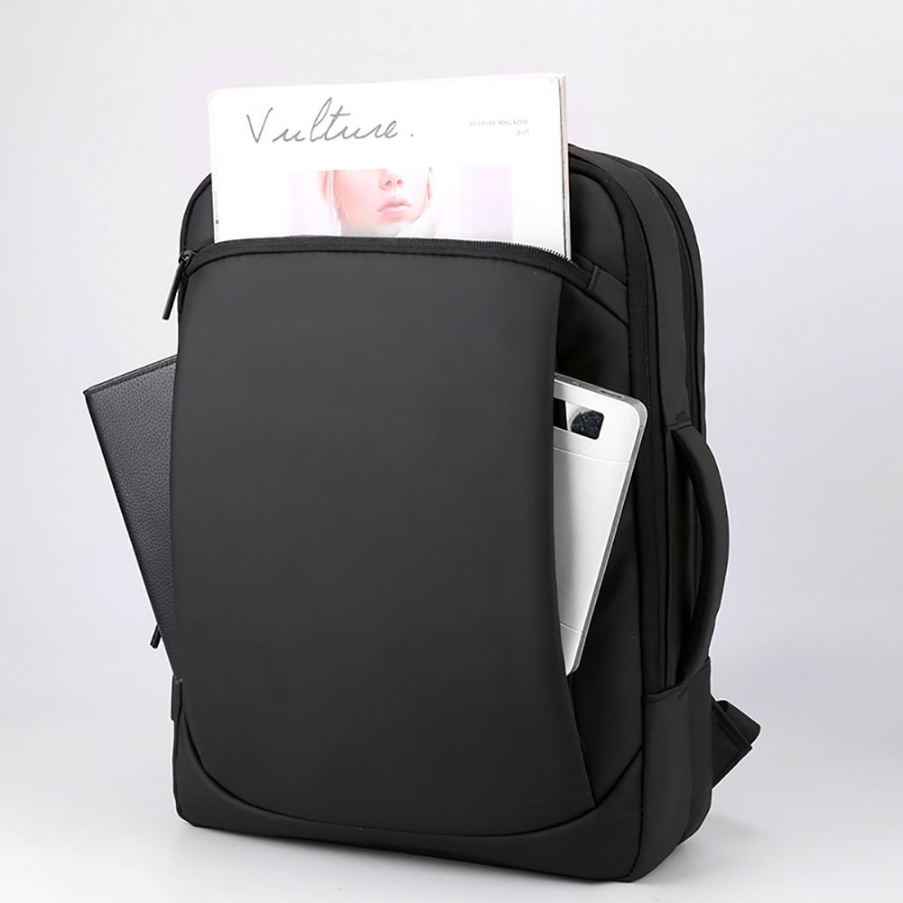 For Laudtec Unisex Business Laptop Backpack Durable Nylon USB Charging Port Large Capacity Zipper Closure Custom Logo DNB149 Wholesale OEM/ODM/Private Label