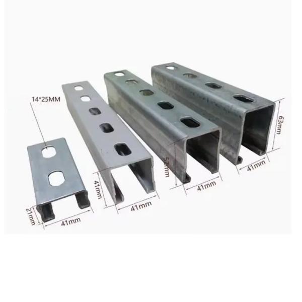 Universal Aluminum Frameless Solar Photovoltaic Panel Pv Roof Brackets 3m Length