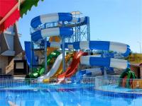 OEM Outdoor Jogos de Parque Aquático Play Sets Swim Pool Tube Slide para Crianças