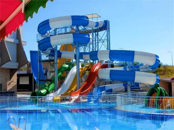 Parque Comercial de Diversões Passeio de Fibra de Vidro Slide Aquático