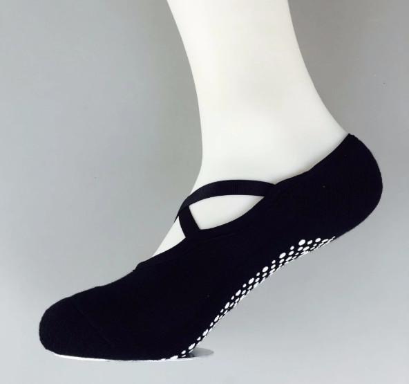 UK Size Lady Yoga Grip Socks Fitness Anti Slip Pilates Socks For Aerobics Body Balance