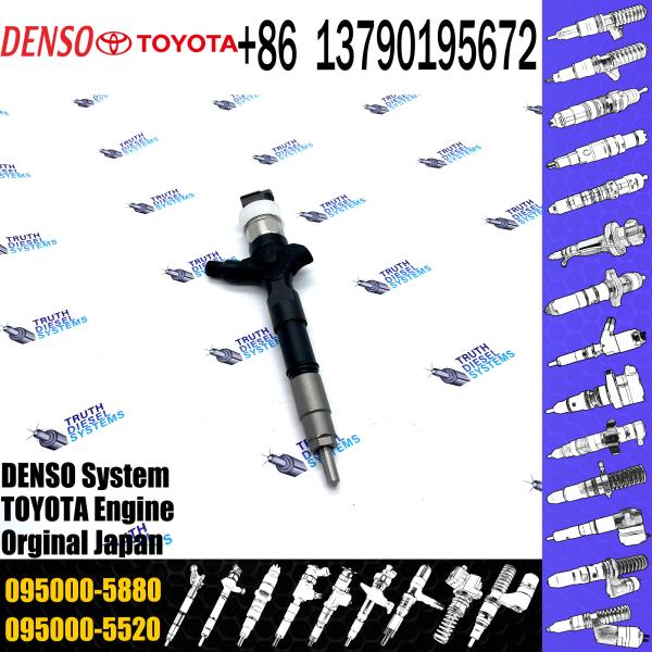 Инжектор топлива 23670-30050 Дизельная железная дорога для двигателя Toyota Инжектор 095000-5880