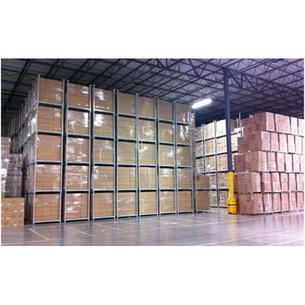 Shelving industrial resistente dobrável, cremalheira móvel do armazenamento do metal