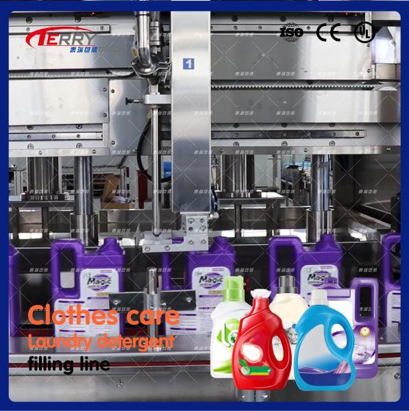 Servo Motor Driven Automatic Liquid Filling And Sealing Machine 0.6 TO 0.8Mpa