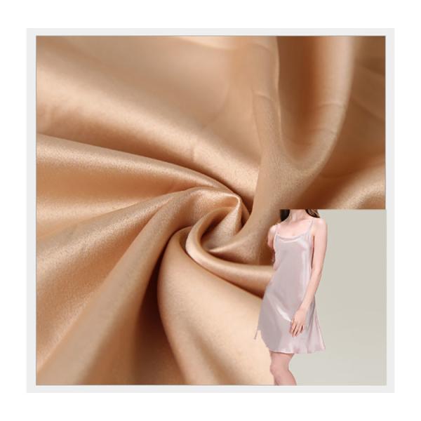 silk touch Matt stretch Satin 50D*75D with spandex polyester satin Fabric