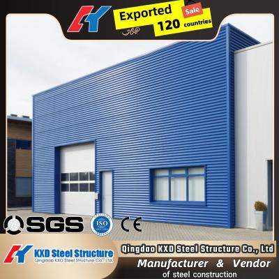 Single Storey Painted Peb Steel Building Structure With Customizable Insulation