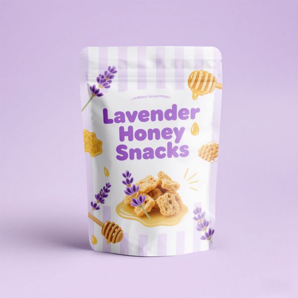 Food Industrial PE Plastic Custom Printed Doypack Pouch Self Sealing Bags Flavored Food Packaging Beef Jerky Candy Dried Vegetables