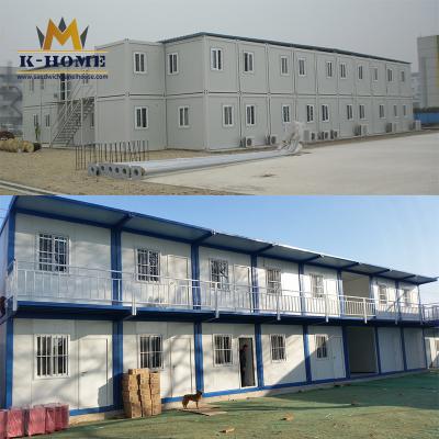 O recipiente portátil amigável de Eco dirige a construção de aço do painel de sanduíche da construção provisória