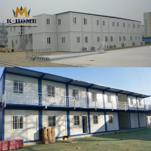 O recipiente portátil amigável de Eco dirige a construção de aço do painel de sanduíche da construção provisória