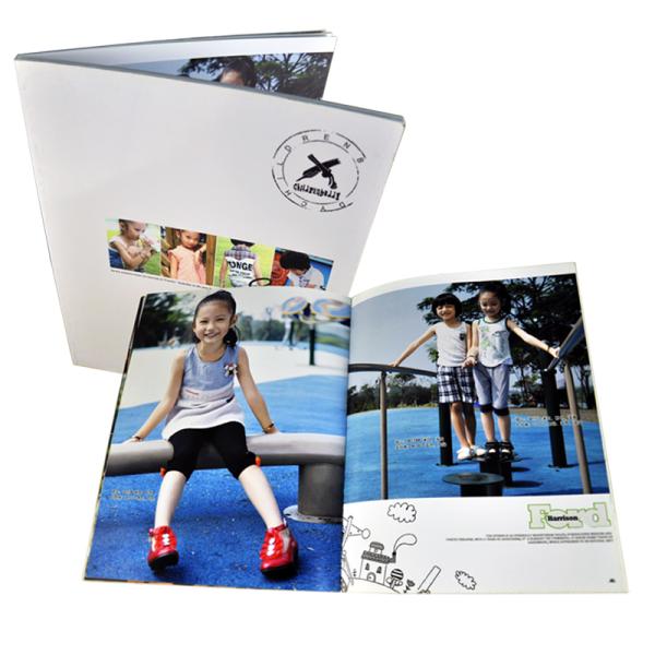 Soft Paper Brochure Catalogue Printing  for children dress Advertising