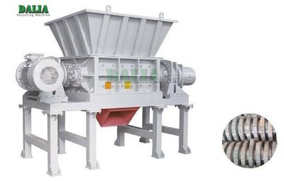 PLC Control Double Shaft Plastic Shredder Machine With Hard Knife For Waste Films