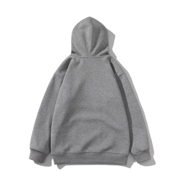 FODARLLOY  Fashion Vintage Hoodie OEM Streetwear Essentials Oversize Unisex Pull Coat Men's Hoodies Pullover Grey