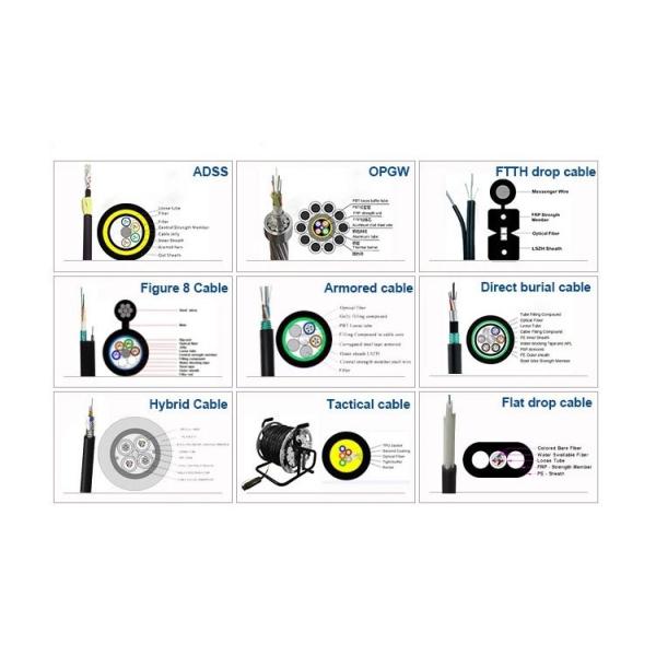 48 Core Outdoor Aerial ACS Armoured OPGW(Optical fiber composite overhead ground wire) Fiber Optic Cable