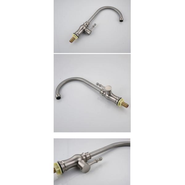 Modern Design Zinc Alloy Pull Out Down Silver Sink Kitchen Faucet Mixer Hot Cold Water Tap