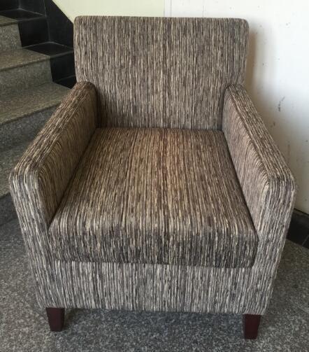 Hotel wooden fabric upholstery lounge chair ,hotel sofa,single sofa LC-0021