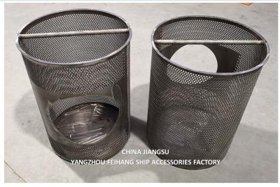 Marine SUS316 Basket Type Sea Water Strainers Stainless Steel Natural Color
