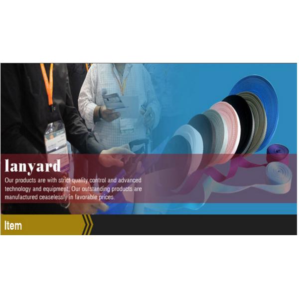 Good Looking Dye Sublimation Lanyards ， Red Visitor Lanyards With Id Holder 
