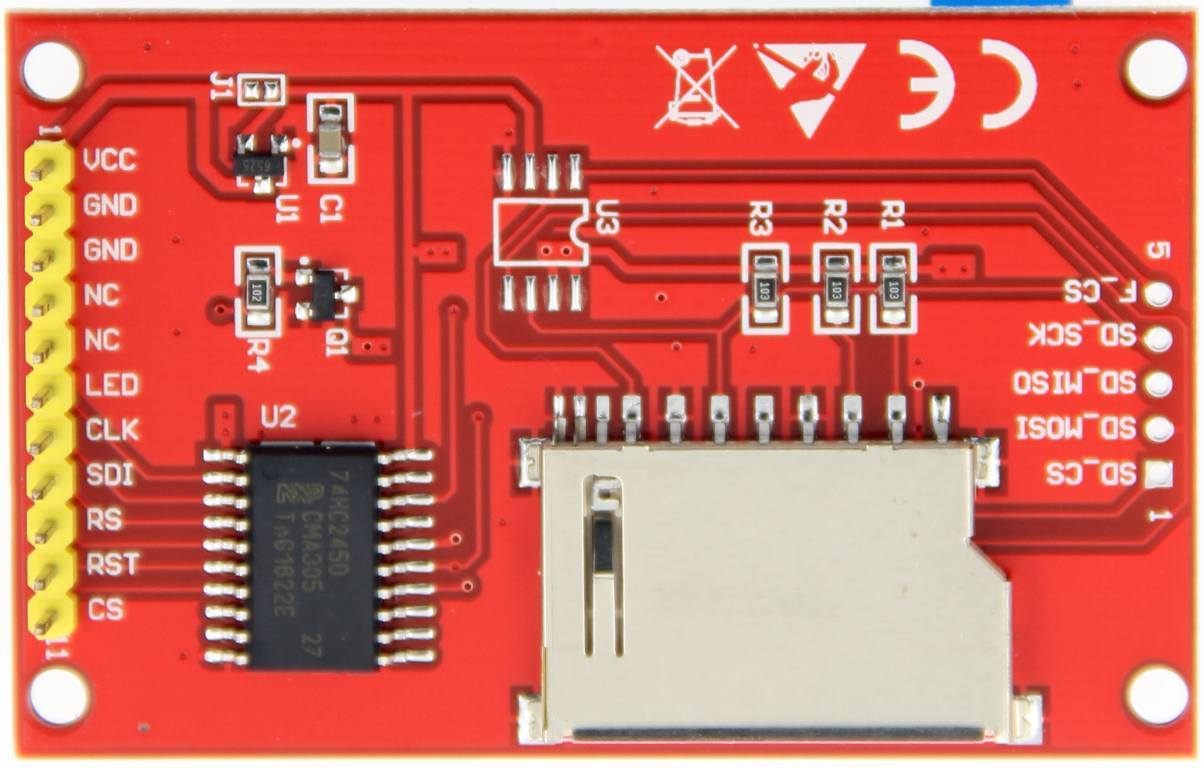 YBN022DES-Q1 2.2-inch SPI Display LCD Module with 176*220 Resolution and SPI Interface for Arduino UNO Mega2560