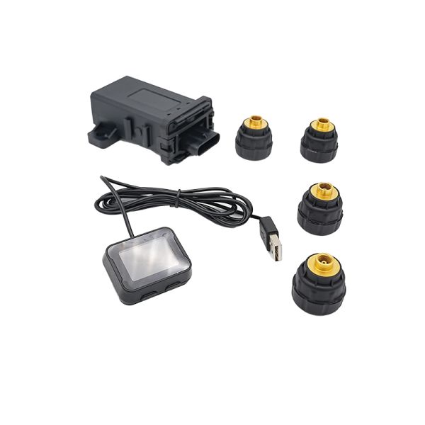 High Stability Tire Pressure Monitoring System TPMS 433.92MHz Frequency For Bus / Coach