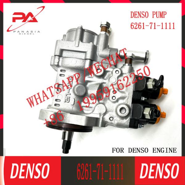 6261-71-1111 6261711111 Pièces de moteur de pelle PC650-8 6D140E Pompe à carburant pour moteur 6261-71-1111