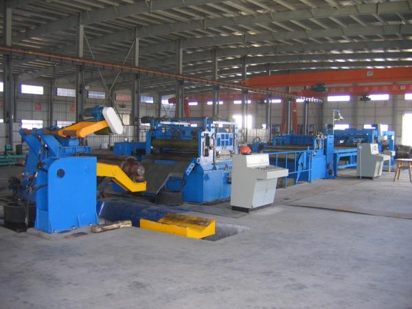 Feeding 2000mm Steel Coil Cutting Machine 15T Hydraulic Pipe Cutting Machine