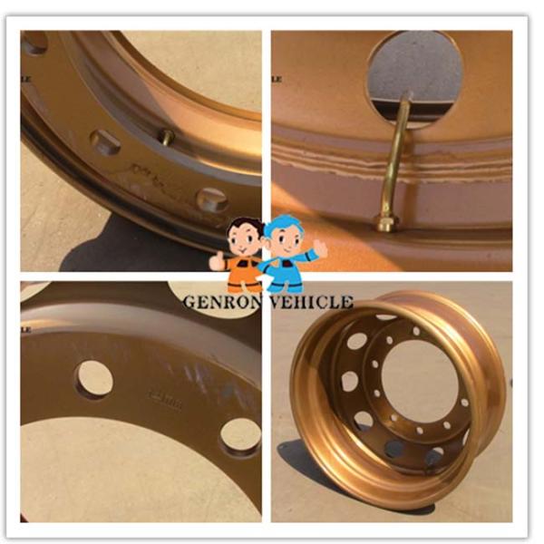 11R22.5 10 Hole 22.5Inch Aluminum Trailer Wheels For Axles