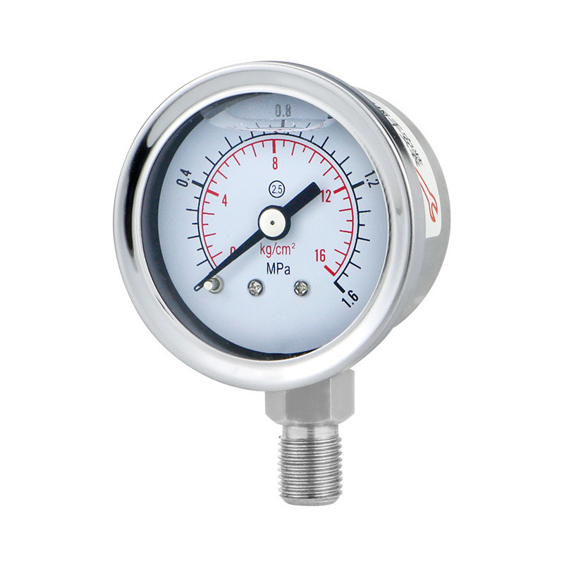 1.5 Inch 6bar Glycerine Filling Stainless Steel Monameter Pressure Gauge for 250 Range