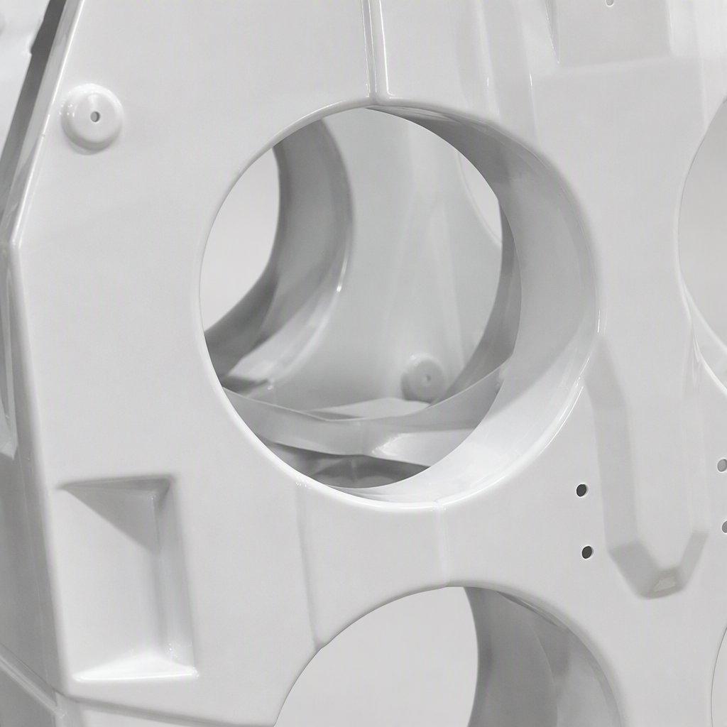 Custom CNC Prototyping Vacuum Formed ABS Drone Shell UAV Body Kit with Cutting Service OEM Custom Colors